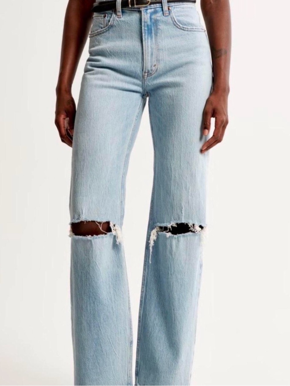 NWT Abercrombie & Fitch "The Loose High Rise" Women's Jeans - Size 34/18 Short